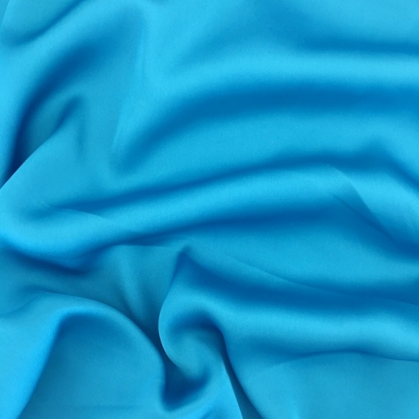 Satin Chiffon Turquoise